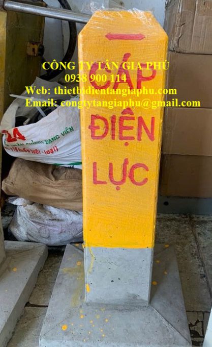 Cọc mốc bê tông cáp điện