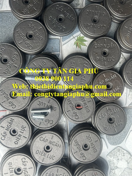 Mốc dấu hiệu cáp ngầm bằng gang