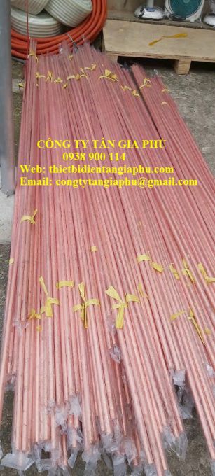 Cọc tiếp địa mạ đồng chống sét