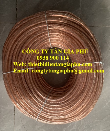 Cáp đồng mềm bọc nhựa 16mm