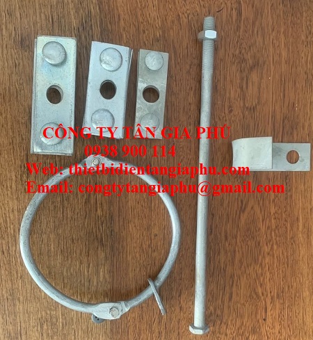Kẹp cáp 2 rãnh 3 lỗ viễn thông