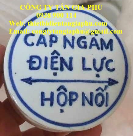 Mốc sứ hộp nối cáp